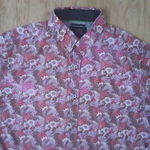 John Lennon Floral Flowers Button Down Shirt